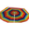 Parasol plażowo-ogrodowy ROYOKAMP 1036243 Wielokolorowy Rozmiar po zmontowaniu [cm] 180 x 225