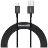 Kabel USB - Lightning BASEUS Superior Series 2 m Czarny Rodzaj Kabel