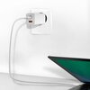 Ładowarka sieciowa BASEUS GaN2 Lite CCGAN2L-B02 A+C 65W Biały Kabel w zestawie Brak