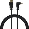 Kabel HDMI - HDMI kątowy DPM BMHDMI15B 4K v1.4 1.5 m Typ kabla HDMI - HDMI