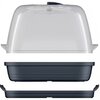 Miniszklarnia PROSPERPLAST Respana 410316 18.5 x 25.7 x 19.6 cm Antracytowy Materiał Tworzywo sztuczne