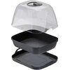 Miniszklarnia PROSPERPLAST Respana 410316 18.5 x 25.7 x 19.6 cm Antracytowy Obróbka Tworzywo sztuczne