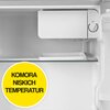 Lodówka MIDEA MDRD86FGF42 49.2cm Srebrna Roczne zużycie prądu 100 kWh = 115 zł