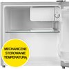 Lodówka MIDEA MDRD86FGF42 49.2cm Srebrna Położenie zamrażarki Wewnątrz