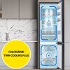 Lodówka SAMSUNG BESPOKE RB38A7B6AAP EF No frost 203cm bez panelu Funkcje Zmiana kierunku otwierania drzwi, Szybkie chłodzenie, Szybkie zamrażanie, Komora zero