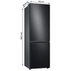 Lodówka SAMSUNG BESPOKE RB34A7B5EB1 EF No frost 185.3cm Grafitowa stal Funkcje dodatkowe Bespoke