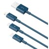 Kabel USB - Micro USB/USB-C/Lightning BASEUS Superior Series 3w1 1.5 m Rodzaj Kabel