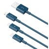 Kabel USB - Micro USB/USB-C/Lightning BASEUS Superior Series 3w1 1.5 m Typ USB-A - Micro USB