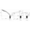 Bateria wannowa natynkowa DEANTE Agawa BQG 013M Chrom Typ Natynkowa