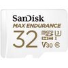 Karta pamięci SANDISK Max Endurance microSDHC 32GB + SD Adapter Adapter w zestawie Tak