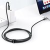 Kabel USB-C - USB-C BASEUS CATSK-B01 z wyświetlaczem LCD 100W 1 m Czarny Wyświetlacz LCD Tak