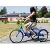 Rower trójkołowy ENERO 1036922 6B 24 cale damski Niebieski Przerzutka tylna marka Shimano Tourney