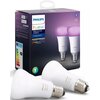 Zestaw PHILIPS HUE – Żarówki White and color ambiance E27 (2 szt.) + mostek PHILIPS HUE Bridge Moc [W] 9