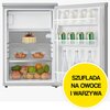 Lodówka MIDEA MDRD168FGF01 84.5cm Biała Roczne zużycie prądu 175 kWh = 201.25 zł