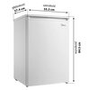 Lodówka MIDEA MDRD168FGF01 84.5cm Biała Kolor / wykończenie frontu Biały