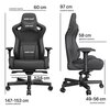Fotel ANDA SEAT Kaiser Series 2 Czarny Rekomendowany wzrost [cm] 180 - 210