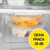 Lodówka AMICA FY5139.3DFBXI Side by Side No frost 177cm Czarna Podajnik wody Kostkarka Kolor producenta Czarny-inox