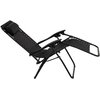 Leżak SASKA GARDEN 1032290 Czarny Kolor Czarny