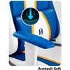 Fotel DIABLO CHAIRS X-One 2.0 Aqua Normal Size Niebieski Poduszka lędźwiowa Tak