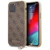 Etui GUESS 4G Charms Collection do Apple iPhone 12/12 Pro Brązowy