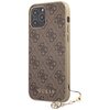 Etui GUESS 4G Charms Collection do Apple iPhone 12/12 Pro Brązowy Model telefonu iPhone 12 Pro