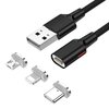 Kabel USB - Lightning/USB-C/Micro USB-CORE 1 m Typ USB - Micro USB