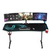 Biurko gamingowe ULTRADESK Frag XXL Niebieski Zarządzanie przewodami Tak