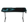 Biurko gamingowe ULTRADESK Frag XXL Niebieski Uchwyty Uchwyt na napoje