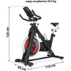 Rower spinningowy SPOKEY Shoto Rodzaj oporu Dociskowy