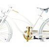 Rower miejski PLUMBIKE La Donna 7B 26 cali damski Biało-złoty Waga [kg] 16.5