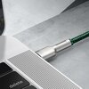 Kabel USB-C - USB-C BASEUS Cafule Metal 2 m Zielony Złącze 2 USB-C
