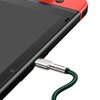 Kabel USB-C - USB-C BASEUS Cafule Metal 2 m Zielony Typ USB-C - USB-C