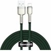 Kabel USB - Lightning BASEUS Cafule Metal 1 m Zielony