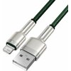 Kabel USB - Lightning BASEUS Cafule Metal 1 m Zielony Rodzaj Kabel