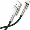 Kabel USB - Lightning BASEUS Cafule Metal 1 m Zielony Gwarancja 24 miesiące