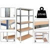 Regał magazynowy KRISENTO RE 1418 MET 180 x 90 x 30 cm Głębokość [cm] 30