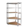 Regał magazynowy narożny TOP E SHOP GC9040 180 x 90 x 40 cm Materiał Stal ocynkowana