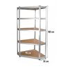 Regał magazynowy narożny TOP E SHOP GC9030 180 x 90 x 30 cm Wysokość [cm] 180