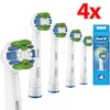Oryginalna końcówka szczoteczki ORAL-B Precision Clean CleanMaximiser Biały (4 szt.) (Precyzyjne czyszczenie)