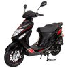 Skuter TORQ Znen Vivo Euro 5 50cm3 10" 5.4l Czarno-czerwony Kolor Czarno-czerwony