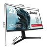 Monitor IIYAMA G-Master GB2766HSU-B1 Red Eagle 27" 1920x1080px 165Hz 1 ms Curved Przeznaczenie Dla gracza