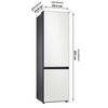 Lodówka SAMSUNG BESPOKE RB38A7B6CAP EF No frost bez panelu Funkcje dodatkowe Metal Cooling