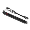 Listwa QOLTEC Rack 54469 (2 m) Czarny