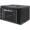 Szafa RACK QOLTEC 19" 6U 54462 600 x 450 mm, Wisząca Czarny Wysokość wewnętrzna 6U