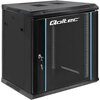 Szafa RACK QOLTEC 19" 12U 54464 600 x 450 mm, Wisząca Czarny Standard 19"