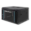 Szafa RACK QOLTEC 19" 6U 600 x 600 mm, Wisząca Czarny Standard 19"