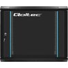 Szafa RACK QOLTEC 19" 9U 54466 600 x 600 mm, Wisząca Czarny