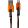 Kabel USB - Lightning XTORM Xtreme 1.5 m Czarno-pomarańczowy Długość [m] 1.5