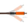 Kabel USB - Lightning XTORM Xtreme 1.5 m Czarno-pomarańczowy Gwarancja Dożywotnia