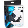 Opakowanie słuchawek nausznych z mikrofonem marki iBOX, model HPI W1MV, z grafiką przedstawiającą produkt oraz ikonami oznaczającymi funkcje: audio, mikrofon, PC, laptop, komunikacja, jack 3.5 mm. Na opakowaniu widnieje logo iBOX oraz napis "headset HPI W